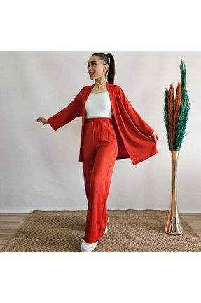 کیمونو و کافتان نارنجی زنانه لیکرا Altı Üstü Butik - کد 863648082