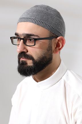 کلاه پشمی طوسی مردانه پنبه ای ihvanonline - کد 863665062