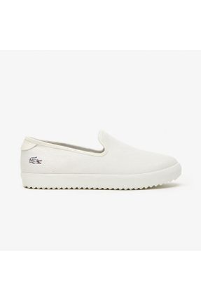 کفش اسپادریل سفید زنانه پارچه ای Lacoste - کد 731872980