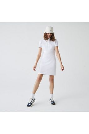 لباس سفید زنانه بافتنی Lacoste - کد 35557279