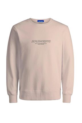 سوئیشرت سفید مردانه ساده Jack & Jones - کد 851710446