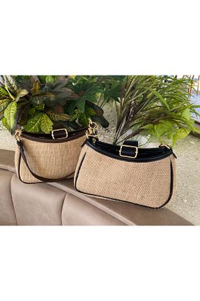 کیف دوشی مشکی زنانه حصیر Butik - کد 863738359