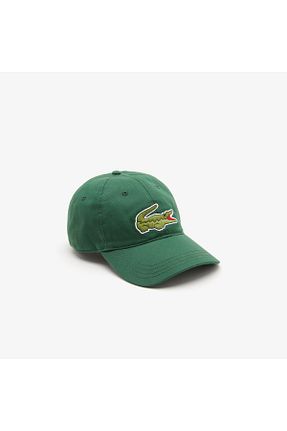 کلاه سبز زنانه پنبه ای Lacoste - کد 670329209