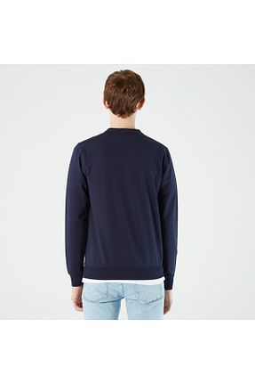 سوئیشرت سرمه ای مردانه ساده Lacoste - کد 33030275