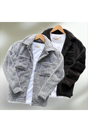 کت طوسی مردانه گشاد MODARİCH - کد 863795171