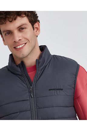 جلیقه اسپرت مشکی مردانه Fitted Skechers - کد 137469439
