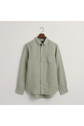پیراهن سبز مردانه رگولار Gant - کد 679375526