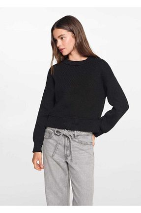 شلوار جین سرمه ای زنانه رگولار MANGO Teen - کد 863794970