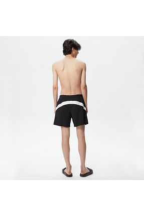 شلوارک ساحلی مشکی مردانه مخلوط پلی آمید Lacoste - کد 830626346