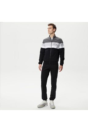 شلوار مشکی مردانه الاستین Lacoste - کد 729972505