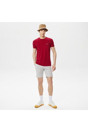 شلوارک و برمودا طوسی مردانه رگولار Lacoste - کد 701475223
