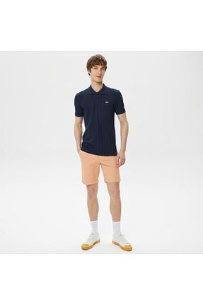 شلوارک و برمودا نارنجی مردانه اسلیم فیت Lacoste - کد 701538308