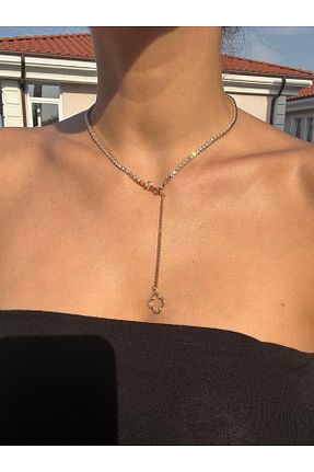 گردنبند جواهر سبز زنانه shop - کد 863715750