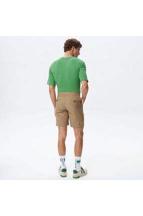 شلوارک و برمودا بژ مردانه رگولار Lacoste - کد 741430671