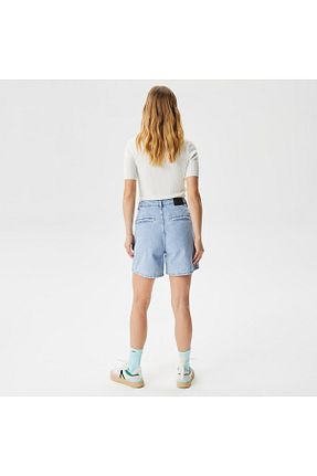 شلوارک و برمودا آبی زنانه پنبه ای Lacoste - کد 670310405
