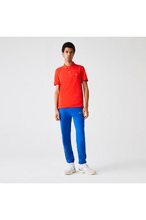 پولوشرت قرمز مردانه پنبه ای Lacoste - کد 86235063