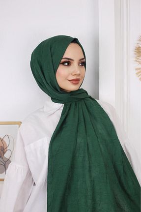 شال سبز زنانه پنبه ای Trablus - کد 863808726