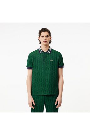 پولوشرت سبز مردانه مخلوط پلی استر Lacoste - کد 820259611