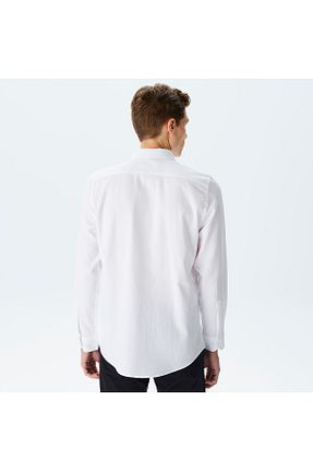پیراهن سفید مردانه اسلیم فیت Lacoste - کد 806548078