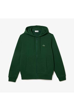 سوئیشرت سبز مردانه ساده Lacoste - کد 781821688