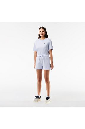 شلوارک و برمودا آبی زنانه رگولار Lacoste - کد 820259599