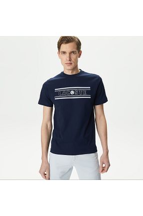 تیشرت سرمه ای مردانه رگولار Lacoste - کد 806178199