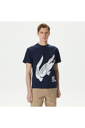 تیشرت سرمه ای مردانه رگولار Lacoste - کد 820854708