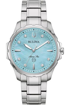 ساعت مچی طوسی زنانه 36 میلی متر Bulova - کد 856576032