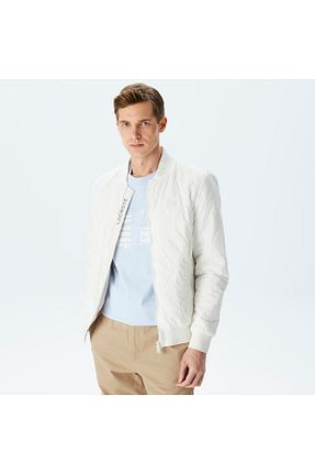 کاپشن سفید مردانه رگولار Lacoste - کد 806185478