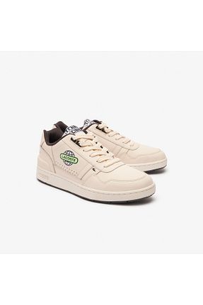کفش اسنیکر بژ مردانه بند دار Lacoste - کد 806025247