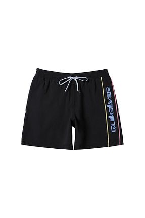 شلوارک ساحلی مشکی مردانه پلی استر Quiksilver - کد 830951136