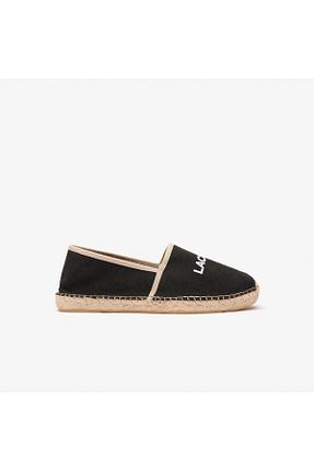 کفش اسپادریل مشکی مردانه پارچه ای Lacoste - کد 841358546