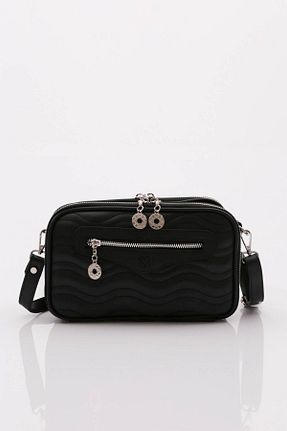 کیف دوشی مشکی زنانه چرم مصنوعی Dgn - کد 749449154