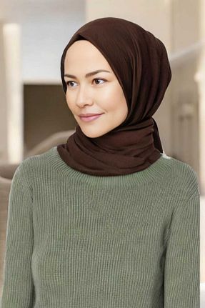 روسری قهوه ای پنبه ای Mr East - کد 863805050