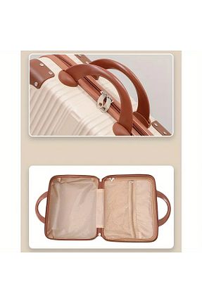 ساک و چمدان بژ زنانه Mika bundle island - کد 863791026