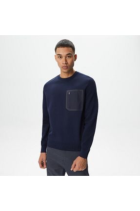 رویه سرمه ای مردانه %100 پنبه Lacoste - کد 801351036