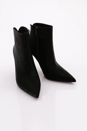 بوت / نیم بوت مشکی زنانه چرم مصنوعی Dgn - کد 754717192