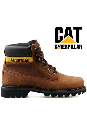 بوت / نیم بوت زرد زنانه چرم خالص Caterpillar - کد 211271486