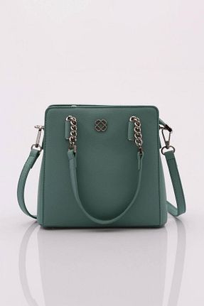 کیف دوشی سبز زنانه چرم مصنوعی Dgn - کد 749449281