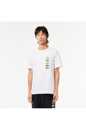 تیشرت سفید مردانه رگولار Lacoste - کد 793654064