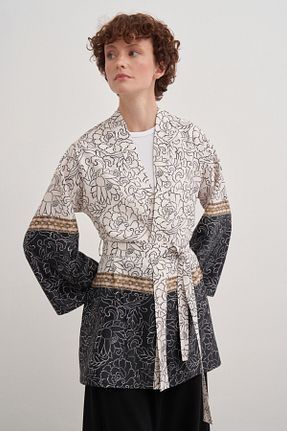 کلاه و ابایا نباتی زنانه بافتنی Aker - کد 863804705