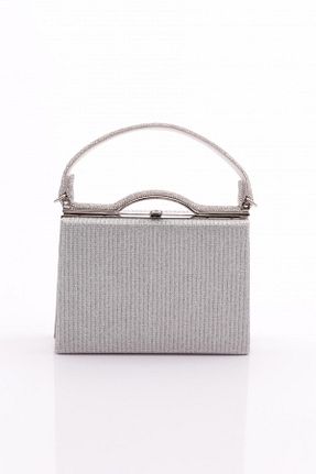 کیف مجلسی طوسی زنانه پارچه ای Dgn - کد 830487430
