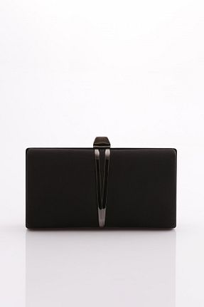 کیف مجلسی مشکی زنانه چرم مصنوعی Dgn - کد 830008392
