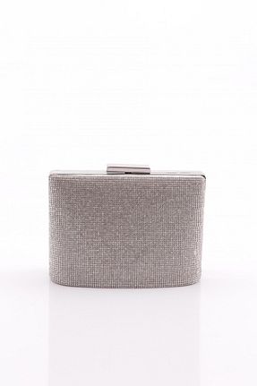 کیف مجلسی طوسی زنانه چرم مصنوعی Dgn - کد 831924952