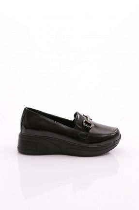 کفش کژوال مشکی زنانه چرم خالص Dgn - کد 815694839