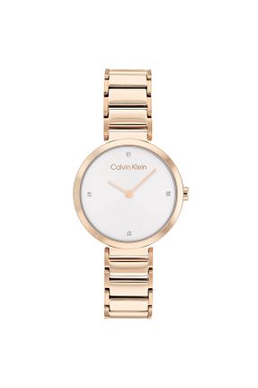 ساعت مچی طلائی زنانه 38 میلی متر Calvin Klein - کد 369732119