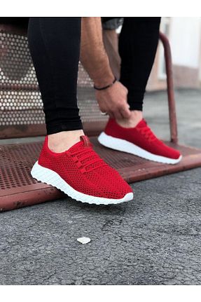 کفش کژوال قرمز مردانه پاشنه کوتاه (1 - 4 سانتی متر) Wagoon - کد 315928155