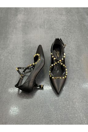 کفش مجلسی مشکی زنانه پاشنه نازک DİVA - کد 863925640