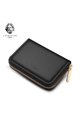 کیف پول مشکی مردانه ابعاد کوچک Laorentou - کد 102420879