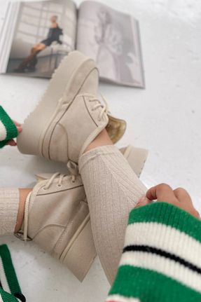 بوت / نیم بوت بژ زنانه جیر PATRON SHOES - کد 863927668